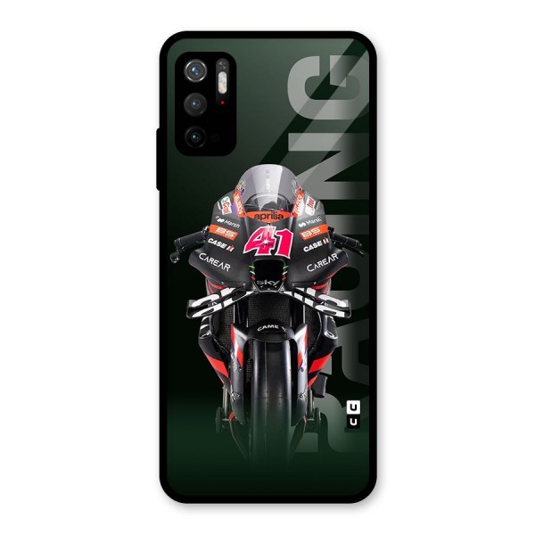 Super Biker Glass Back Case for Poco M3 Pro 5G