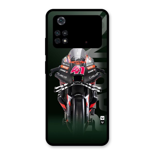 Super Biker Glass Back Case for Poco M4 Pro 4G