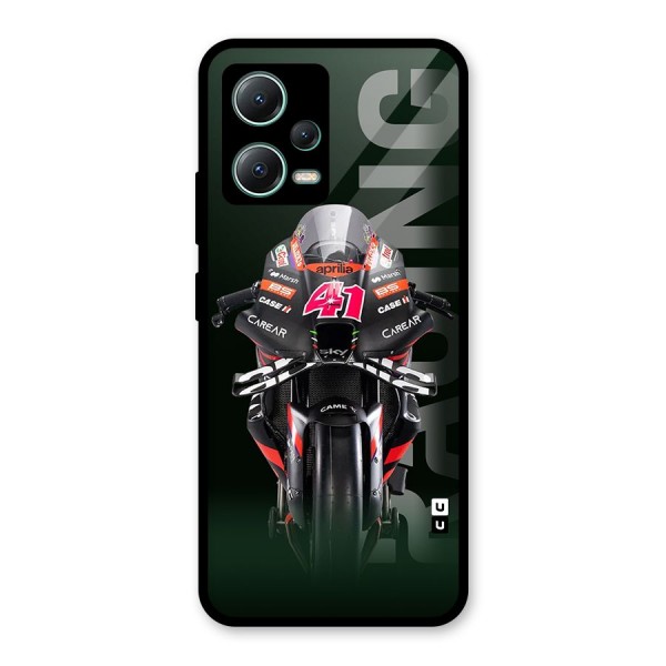 Super Biker Glass Back Case for Poco X5