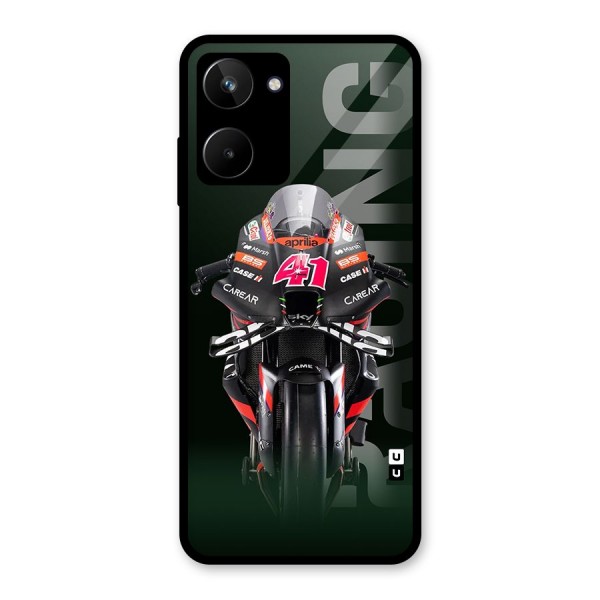 Super Biker Glass Back Case for Realme 10