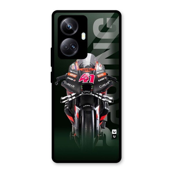 Super Biker Glass Back Case for Realme 10 Pro Plus