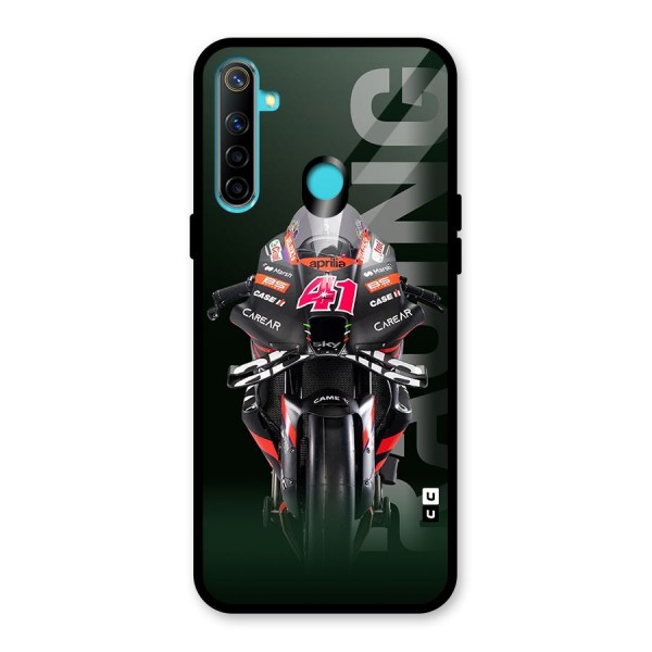 Super Biker Glass Back Case for Realme 5