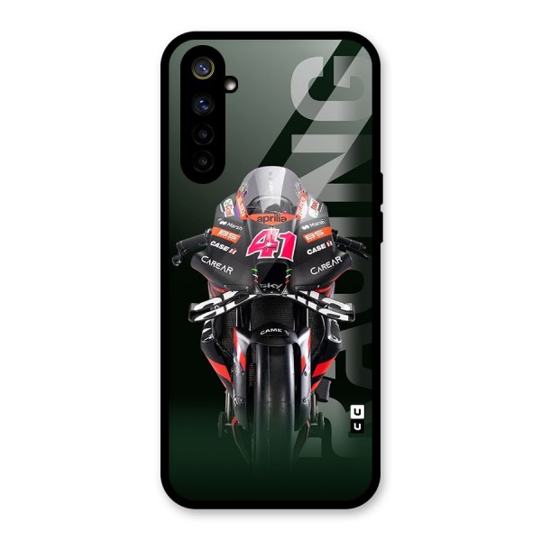 Super Biker Glass Back Case for Realme 6