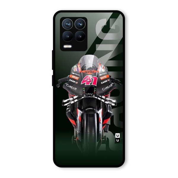 Super Biker Glass Back Case for Realme 8