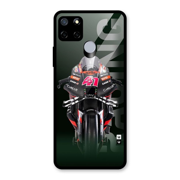 Super Biker Glass Back Case for Realme C12