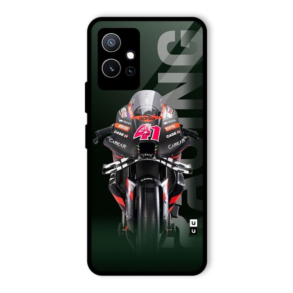 Super Biker Glass Back Case for Vivo T1 5G