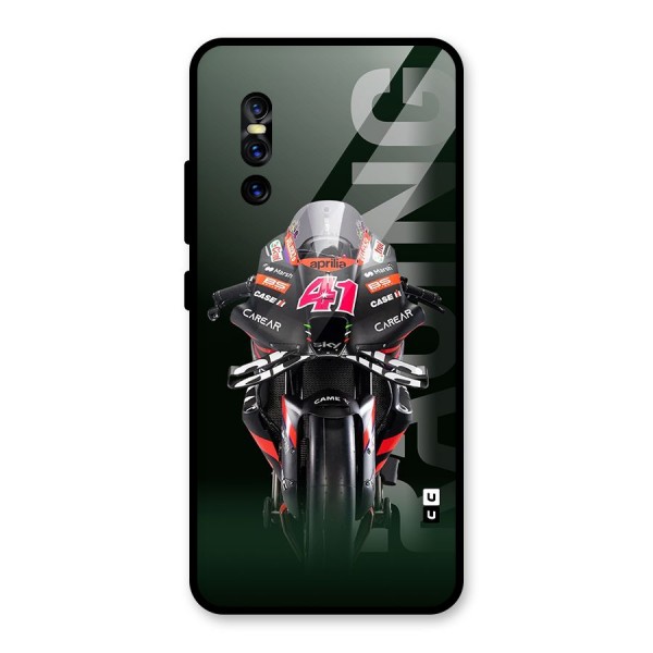 Super Biker Glass Back Case for Vivo V15 Pro