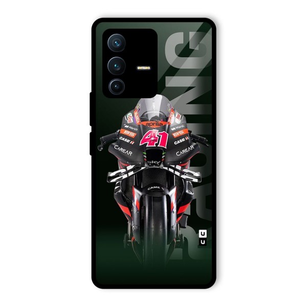 Super Biker Glass Back Case for Vivo V23 Pro