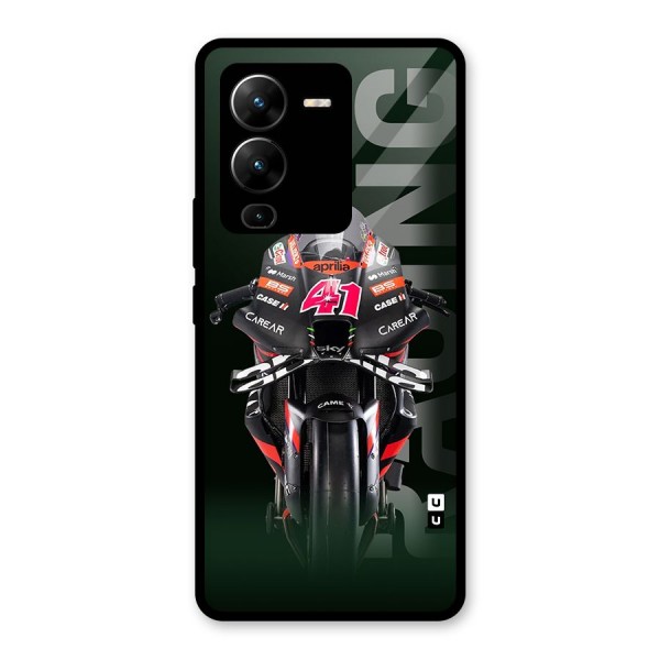 Super Biker Glass Back Case for Vivo V25 Pro