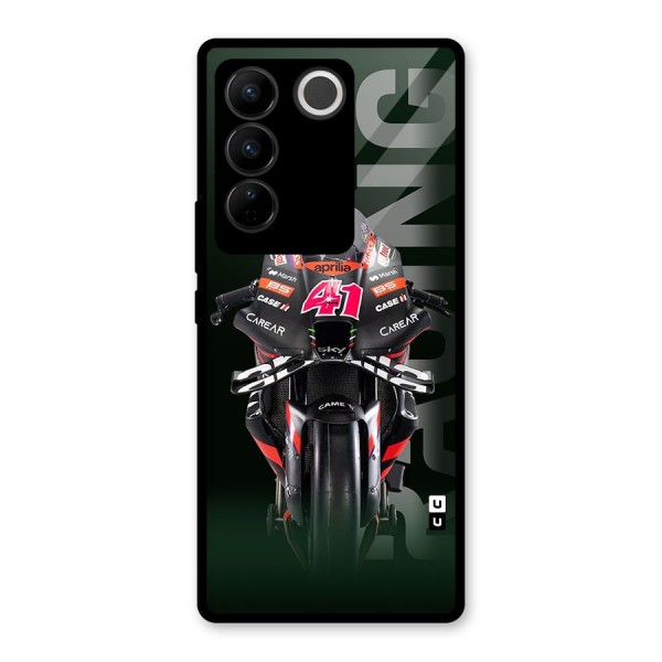 Super Biker Glass Back Case for Vivo V27 Pro