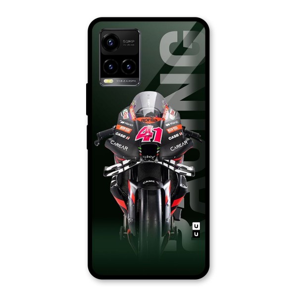 Super Biker Glass Back Case for Vivo Y21A