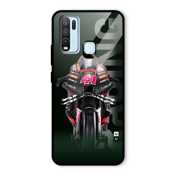 Super Biker Glass Back Case for Vivo Y50