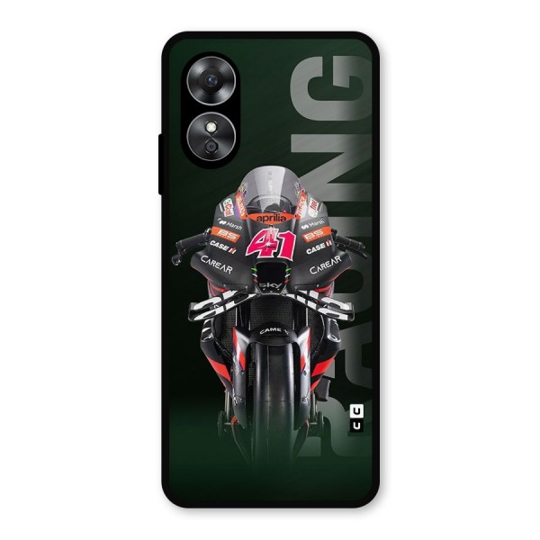 Super Biker Metal Back Case for Oppo A17