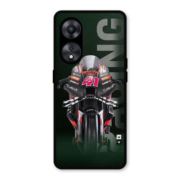 Super Biker Metal Back Case for Oppo A78