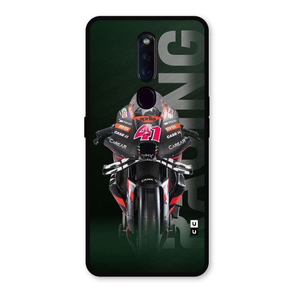 Super Biker Metal Back Case for Oppo F11 Pro