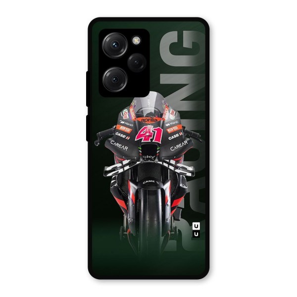 Super Biker Metal Back Case for Poco X5 Pro