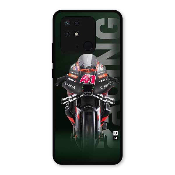 Super Biker Metal Back Case for Redmi 10