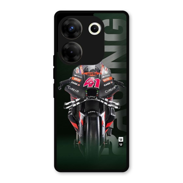 Super Biker Metal Back Case for Tecno Camon 20 Pro