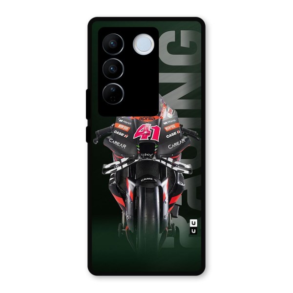 Super Biker Metal Back Case for Vivo V27 Pro