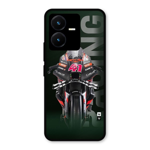 Super Biker Metal Back Case for Vivo Y22s