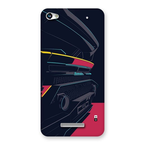 Super Car Parked Back Case for Canvas Hue 2 A316