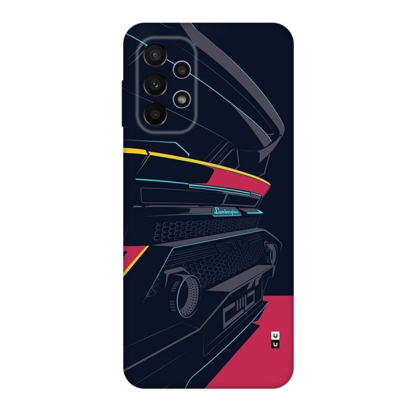 Super Car Parked Back Case for Galaxy A23