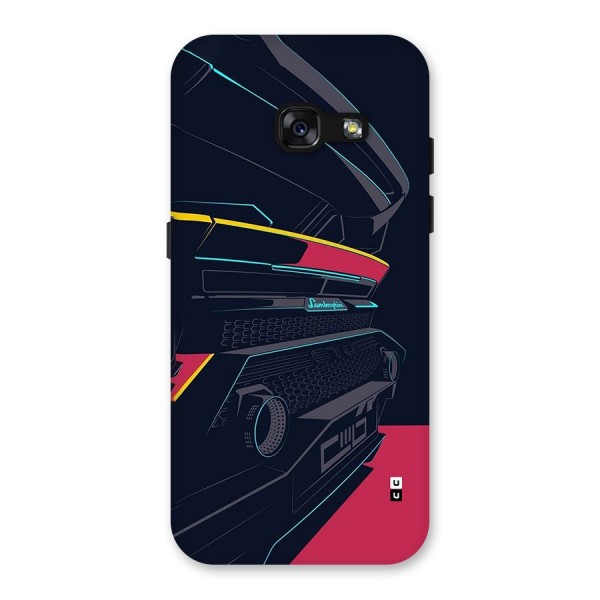 Super Car Parked Back Case for Galaxy A3 (2017)