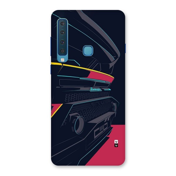 Super Car Parked Back Case for Galaxy A9 (2018)