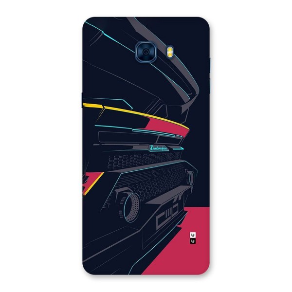 Super Car Parked Back Case for Galaxy C7 Pro