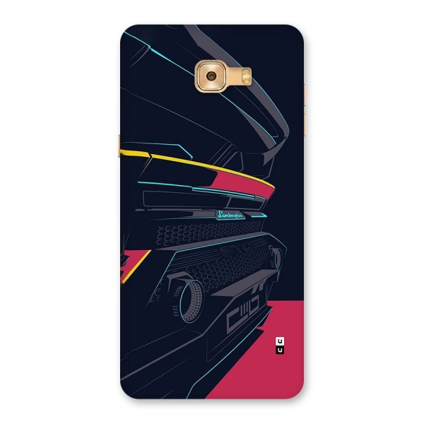 Super Car Parked Back Case for Galaxy C9 Pro