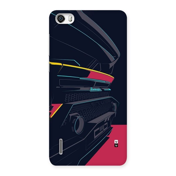 Super Car Parked Back Case for Honor 6