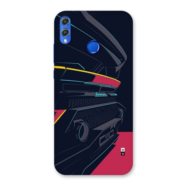 Super Car Parked Back Case for Honor 8X