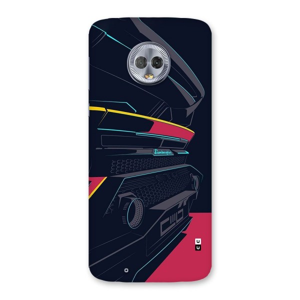 Super Car Parked Back Case for Moto G6