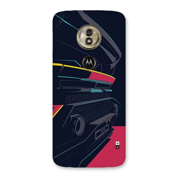 Super Car Parked Back Case for Moto G6 Play