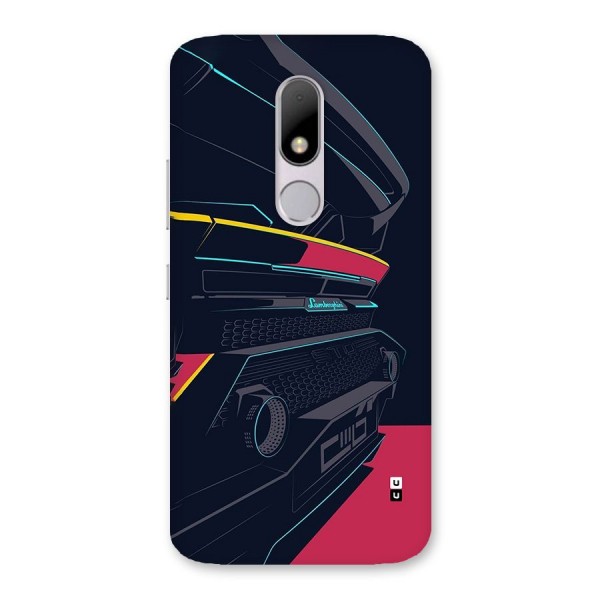 Super Car Parked Back Case for Moto M