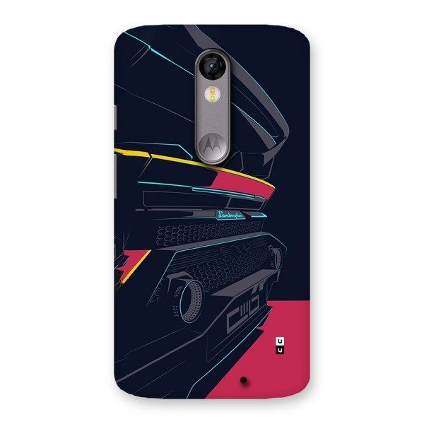 Super Car Parked Back Case for Moto X Force