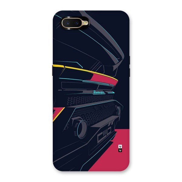 Super Car Parked Back Case for Oppo K1