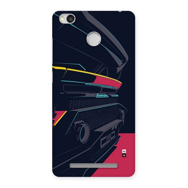 Super Car Parked Back Case for Redmi 3S Prime