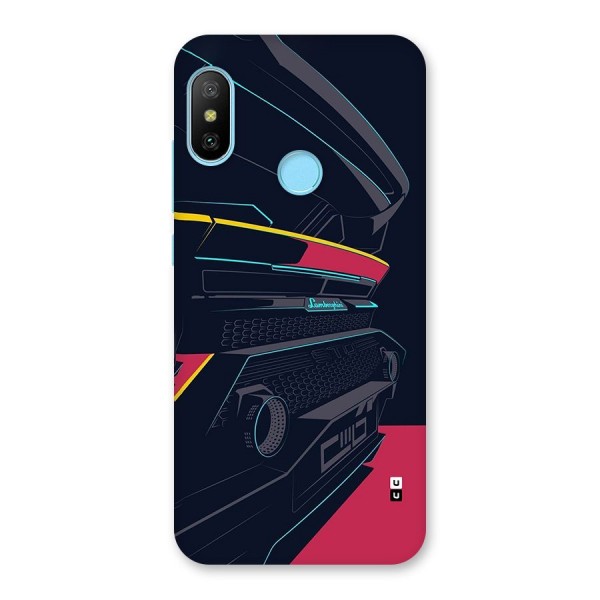 Super Car Parked Back Case for Redmi 6 Pro