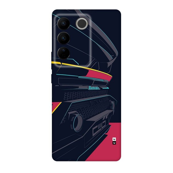 Super Car Parked Back Case for Vivo V27