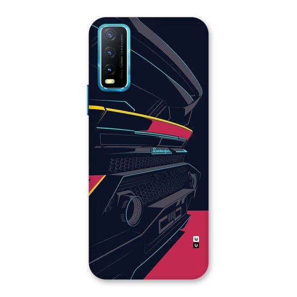 Super Car Parked Back Case for Vivo Y12s