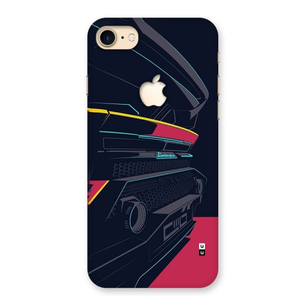 Super Car Parked Back Case for iPhone 7 Apple Cut