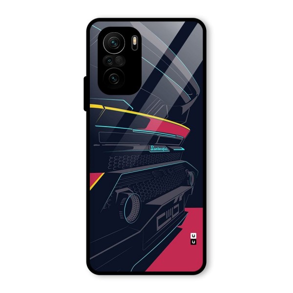 Super Car Parked Glass Back Case for Mi 11x