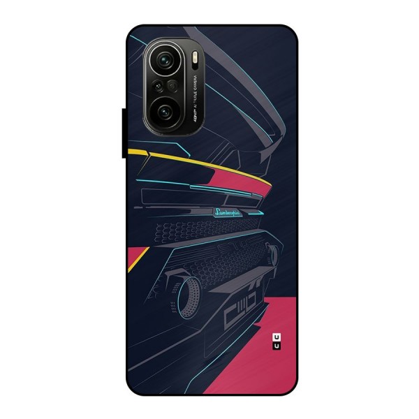 Super Car Parked Metal Back Case for Mi 11x