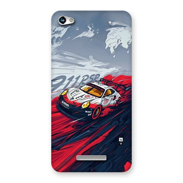 Super Car illustration Back Case for Canvas Hue 2 A316