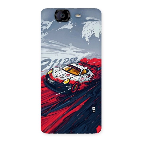 Super Car illustration Back Case for Canvas Knight A350