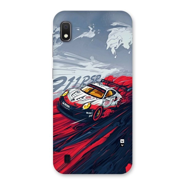 Super Car illustration Back Case for Galaxy A10