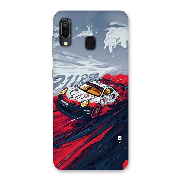 Super Car illustration Back Case for Galaxy A30