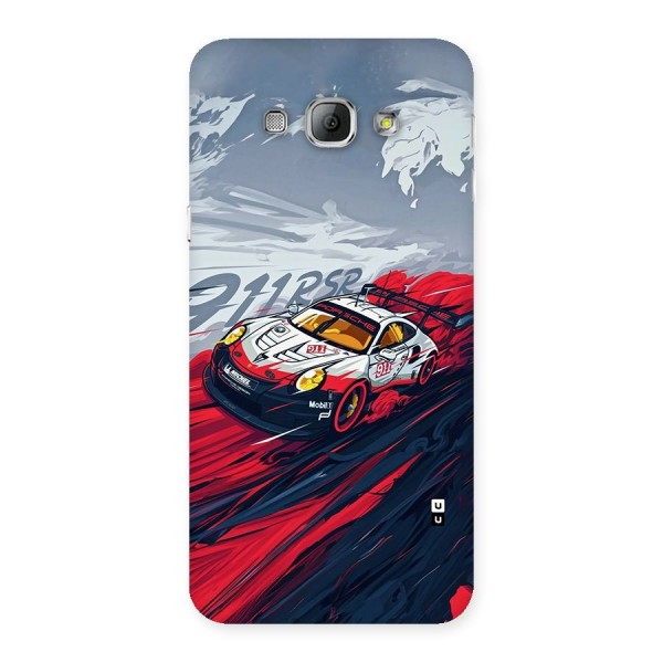 Super Car illustration Back Case for Galaxy A8