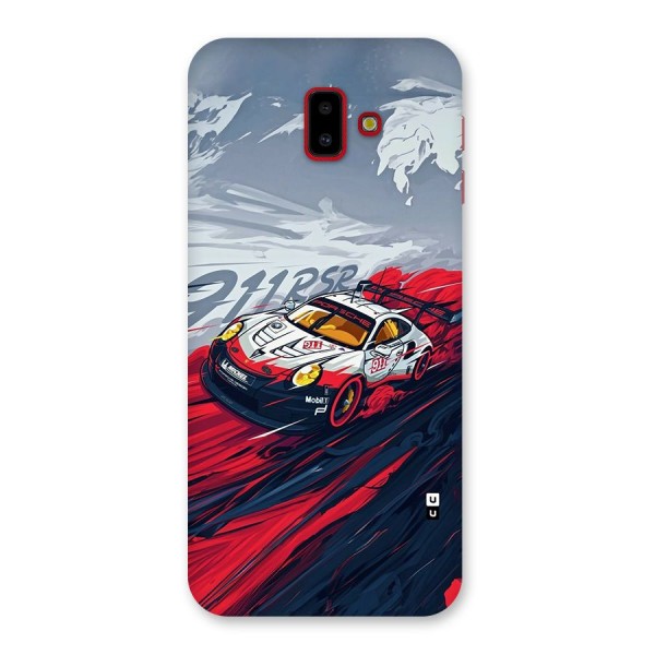 Super Car illustration Back Case for Galaxy J6 Plus